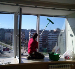 Мытье окон в однокомнатной квартире Ильский